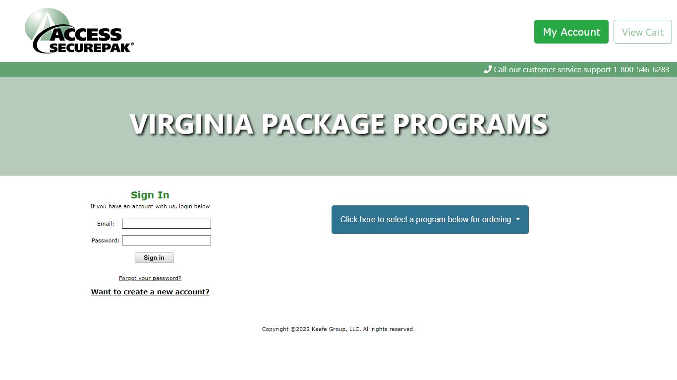 Access Securepak - MAIN - Virginia DOC - accesscatalog.com